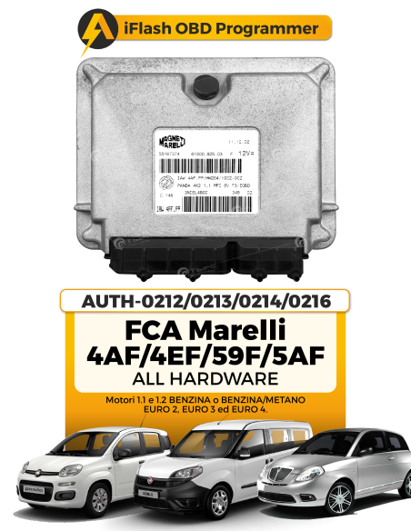 Modulo ECU FCA Marelli 4AF / 4EF / 59F / 5AF