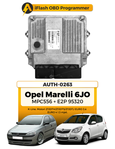 Modulo ECU Opel Marelli 6JO MPC556