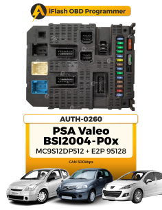Modulo BSI PSA Valeo BSI2004-P0x