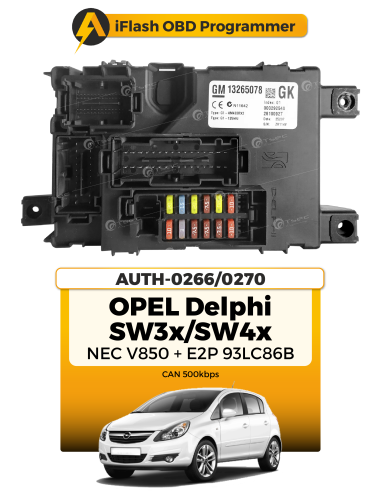 Modulo BCM Opel Delphi SW3x / SW4x