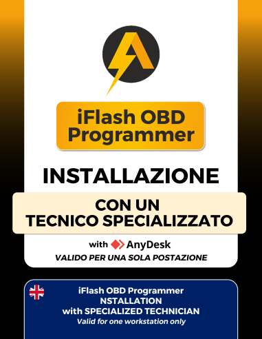 iFlash OBD Programmer - Servizio di INSTALLAZIONE (opzionale)