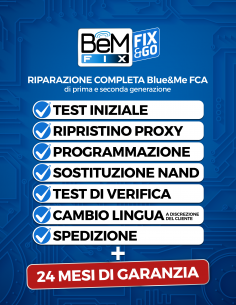 BeMFIX Fix&Go, Riparazione completa Blue&Me FCA 2