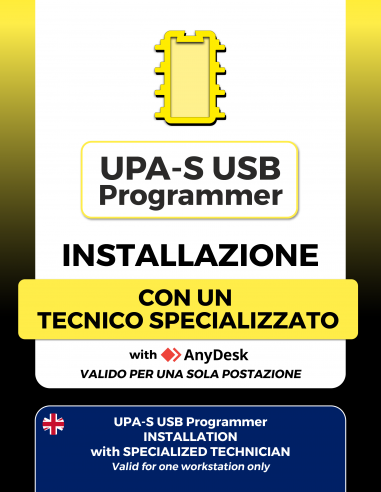 UPA-S USB Programmer - Servizio di INSTALLAZIONE (opzionale)