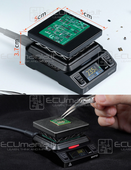 Mini Hot Plate SLD-AID-MHP002, Stazione di preriscaldo, con alimentatore PD 100W