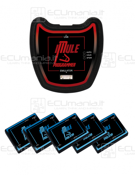 iMule Pack Plus 5, include 5 iMule Emulator, iMule Programmer e Software di Gestione