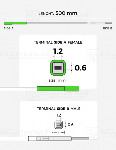 Interconnection Cable – MCON 1.2 × 0.6 mm...