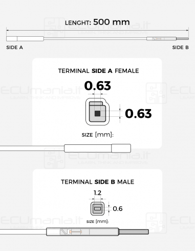 Interconnection Cable – MQS 0.63 × 0.63 mm...