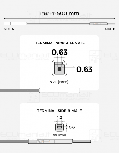 Interconnection Cable – MQS 0.63 × 0.63 mm...