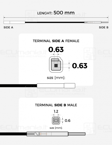 Interconnection Cable – MQS 0.63 × 0.63 mm...