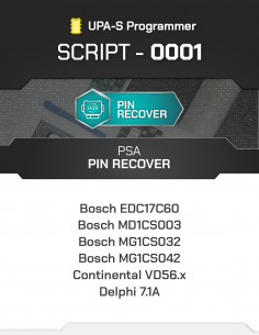 SCRIPT-0001 PSA GROUP PIN Recovery from ECU for UPA-S... 2
