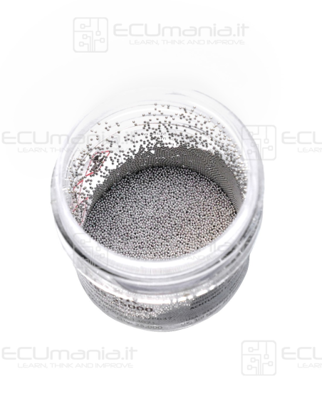 Sfere per Saldatura & Reballing,  SLD-SPH-SMD2190, diametro 0.5mm, q.tà 25000