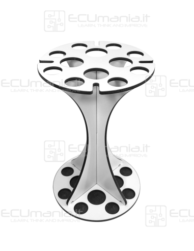 Organizer Tubi Porta Cavi - 12 slot da Ø 19 mm...