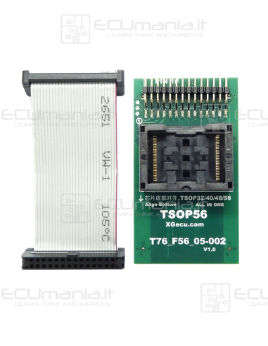 Adattatore TSOP56 per XGecu PRO T76, Compatibile con TSOP48 / TSOP40 /TSOP32