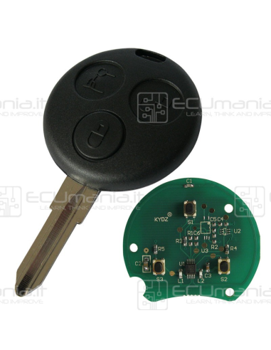 Chiave Radiocomando KRC-MCC-001, 3 tasti, YM23P