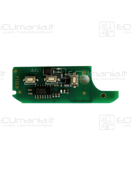 Chiave Radiocomando KRC-FIA-001, Flip, 3 tasti, SIP22, Body DELPHI