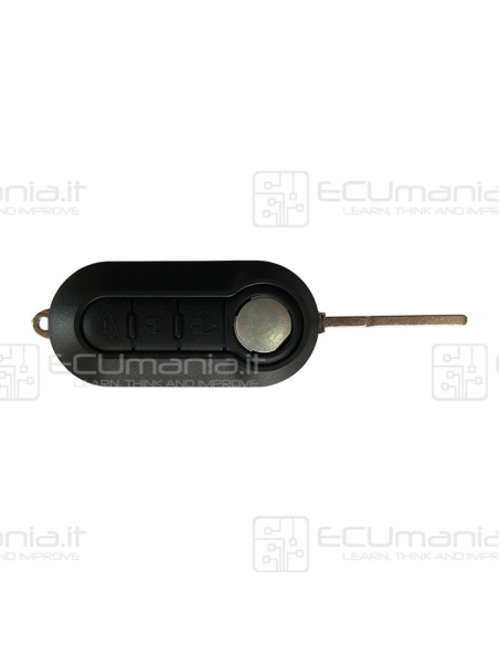 Chiave Radiocomando KRC-FIA-001, Flip, 3 tasti, SIP22, Body DELPHI
