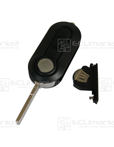 Chiave Radiocomando KRC-FIA-001, Flip, 3 tasti,...