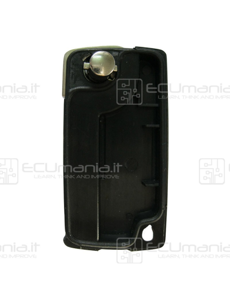 Cover Radiocomando KCO-PSA-3B-xxx, Flip, 3 tasti, VA2 / HU83, batteria su guscio / PCB