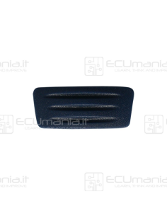 Gommino Fiat KRB-FIA-001 / 002, 1 tasto, BLU / NERO