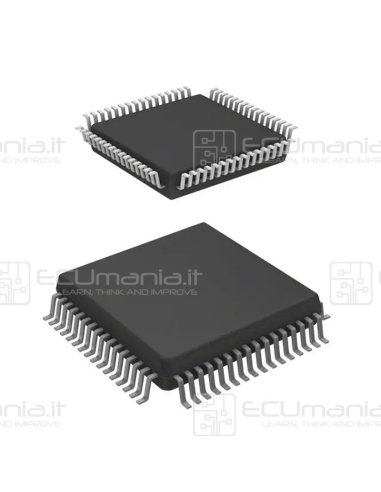 Microprocessore HC08 MC908AZ32A, CHP-MCU-HC08-01, SMD, QFP64