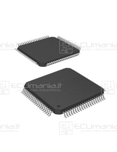 Microprocessore HCS12 MC9S12DG128CFUE, CHP-MCU-HCS12-01, SMD, QFP80