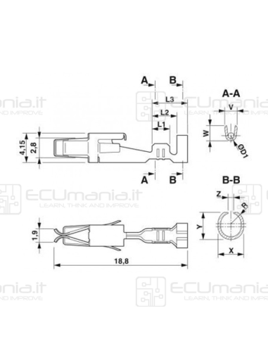 Contatto Connettore Phoenix CONN-CONTF-PHO-001,...