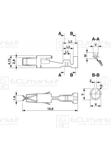 Contatto Connettore Phoenix CONN-CONTF-PHO-001, Femmina