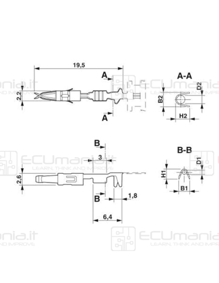 Contatto Connettore Phoenix CONN-CONTF-PHO-002, Femmina