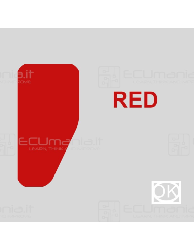 Transponder TDB520, Rosso, per copia Sokymat T5, Carbon