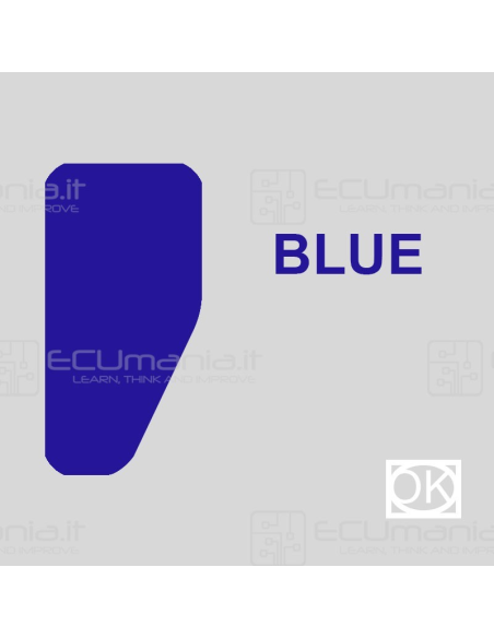 Transponder TDB510, Blu, per copia Texas 4C/4D, Carbon